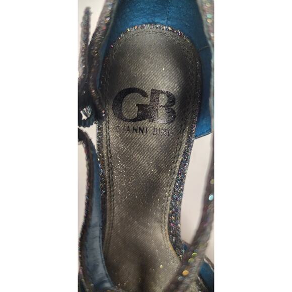 Gianni Bini Blainee T-Strap Ultra High Heel Tan Pump Sandal Shoes Size 7M - Picture 13 of 15